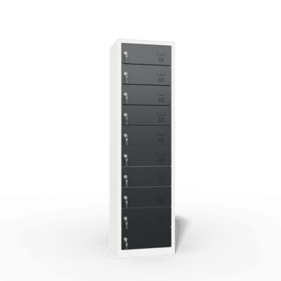 multi door laptop storage locker 10 tier 10 door