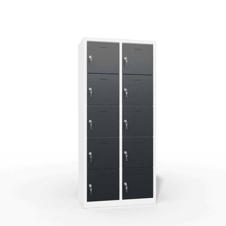 ppe multi door storage locker 5 tier 10 door