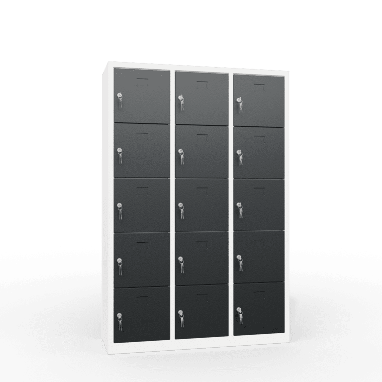 ppe multi door storage locker 5 tier 15 door