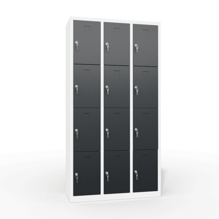 charging ppe multi door storage locker 4 tier 12 door