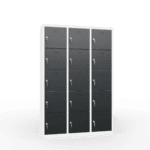 charging ppe multi door storage locker 5 tier 15 door