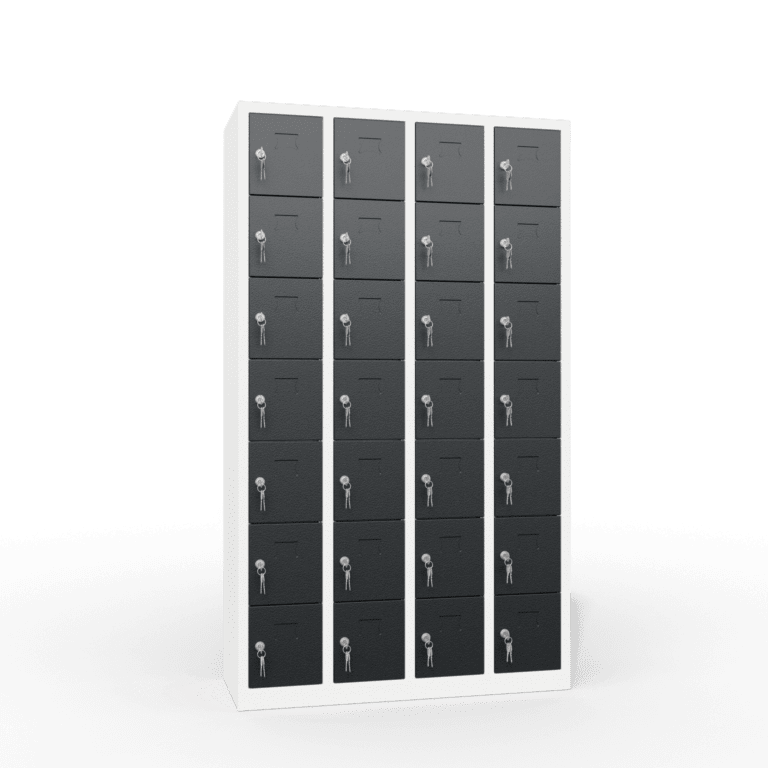 charging ppe multi door storage locker 7 tier 28 door