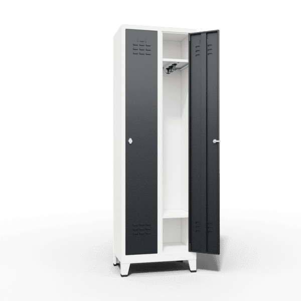 space saving slim locker single tier 2 door_2