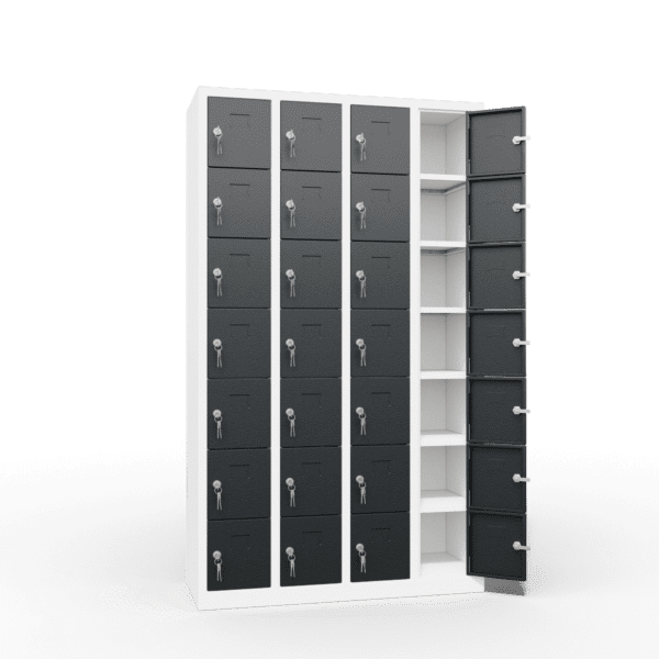 ppe multi door storage locker 7 tier 28 door_2