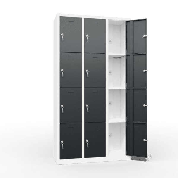 charging ppe multi door storage locker 4 tier 12 door_2