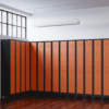 view of space saving slim locker double tier 2 door