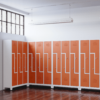 view of z door locker double tier 6 door