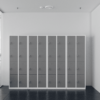 view of ppe multi door storage locker 4 tier 8 door