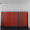 view of ppe multi door storage locker 7 tier 28 door