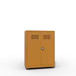 chemical substances storage cabinet with 2 shelves