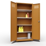 chemical substances storage cabinet with 4 shelves_2