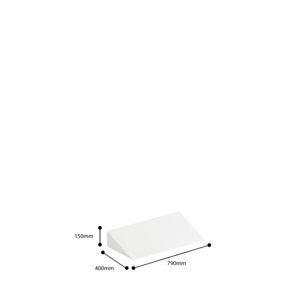 dimensions of sloping top for standard double locker