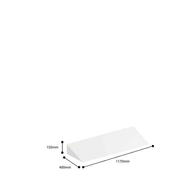 dimensions of sloping top for standard triple locker