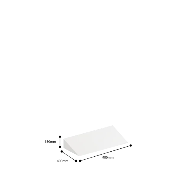 dimensions of sloping top for slim triple locker