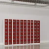 view of clear view ppe multi door storage locker 7 tier 14 door