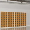view of clear view ppe multi door storage locker 7 tier 21 door