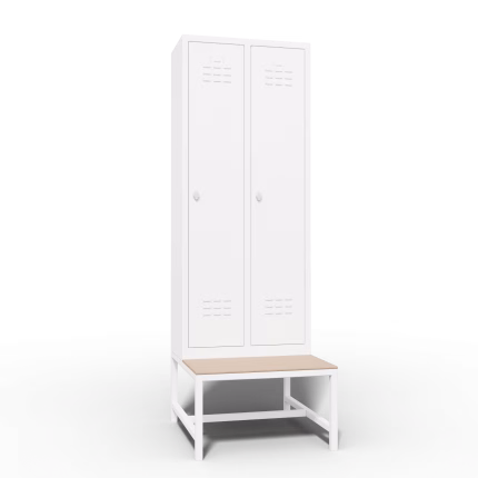 Cheap Locker 2 Door Bench