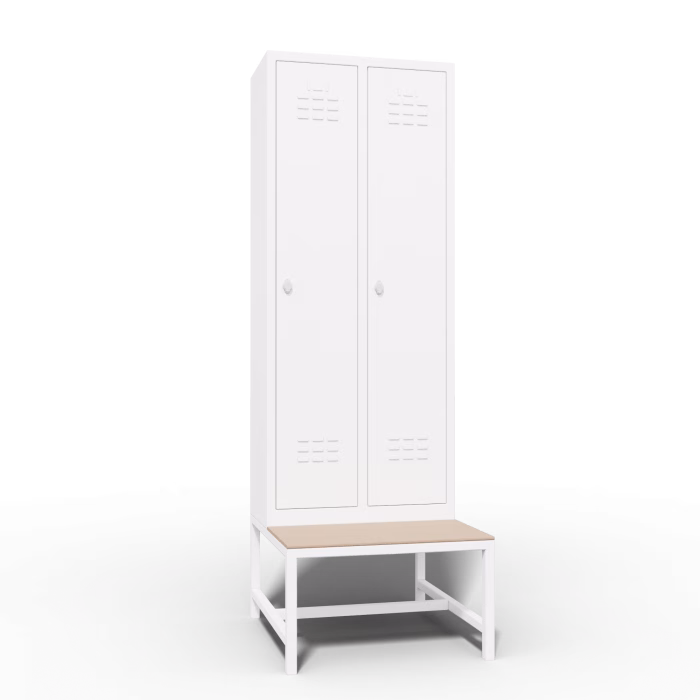 Cheap Locker 2 Door Bench