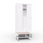 Cheap Locker 2 Door Bench Interior