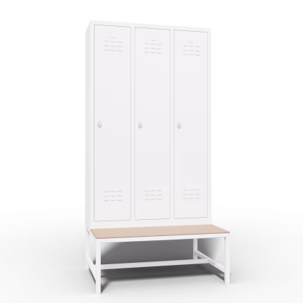 Cheap Locker 3 Door Bench