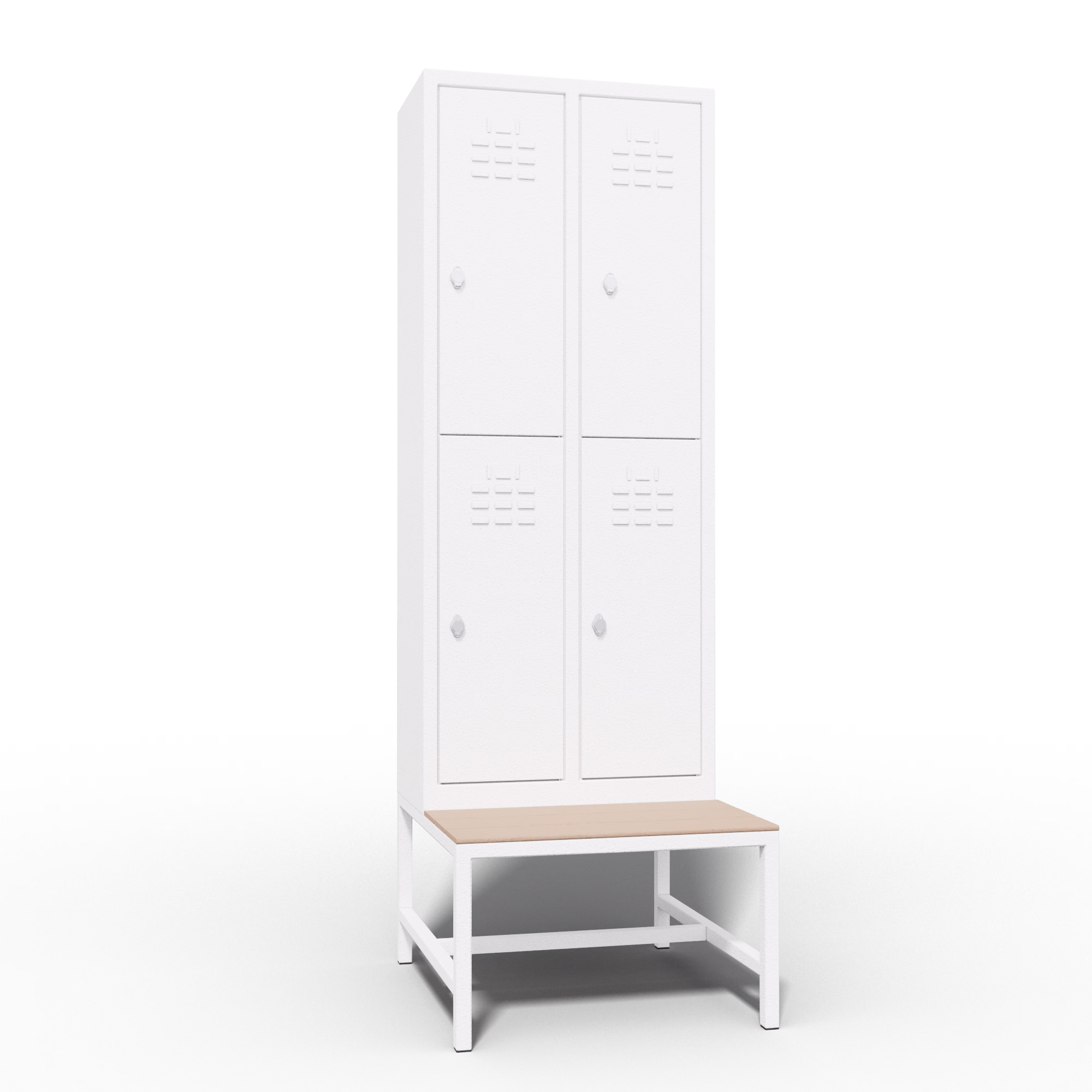 Cheap Locker 4 Door Bench