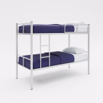 Cheap Metal Bunk Bed 2 Tier With Mattress 2