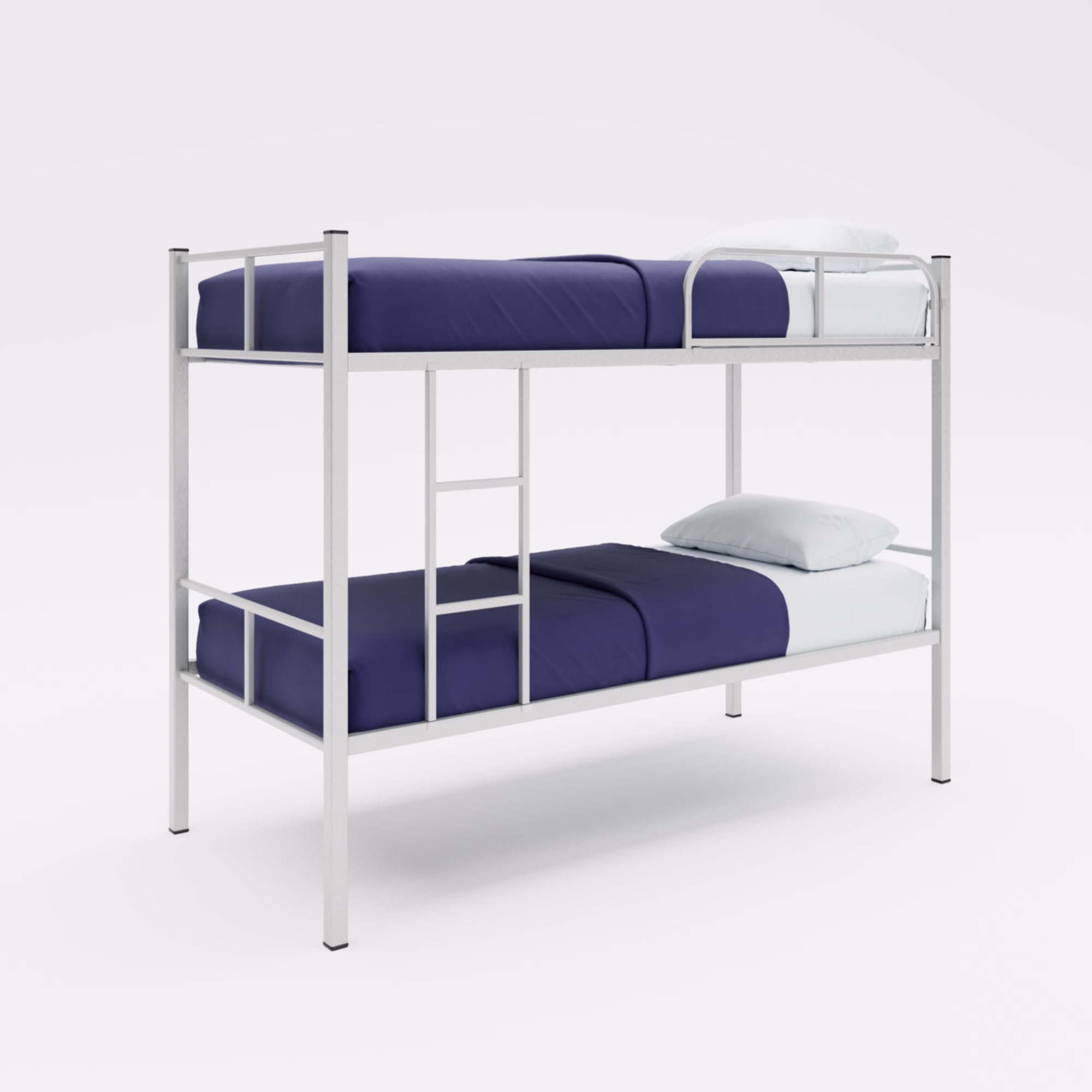 Cheap Metal Bunk Bed 2 Tier With Mattress 2