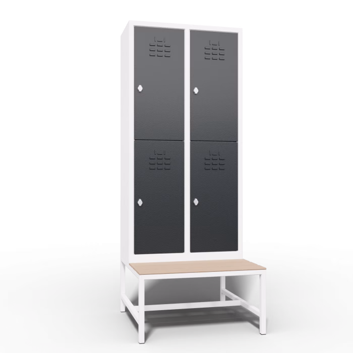 Clean Dirty Locker 4 Door Bench Clean Dirty Locker 4 Door Bench