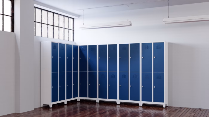 Clean Dirty Locker 4 Door In Room