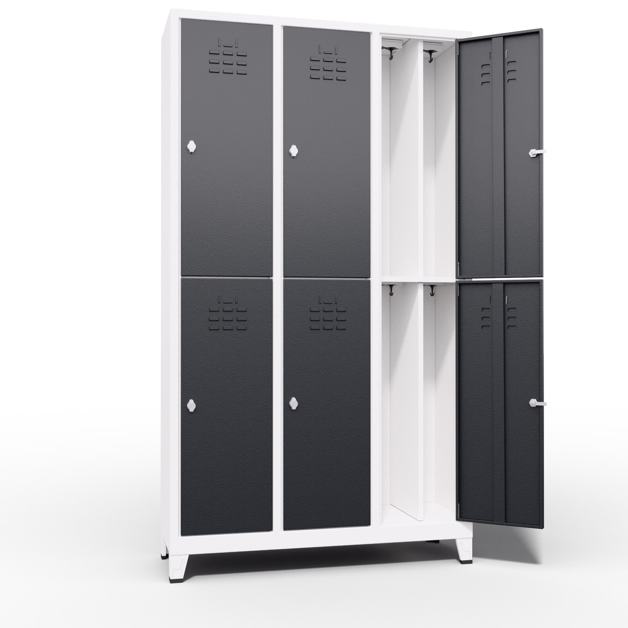 Clean Dirty Locker 6 Door Interior