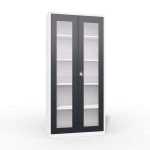 Clear View Office Cabinet Full Height