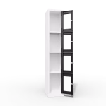 Clear View Ppe Locker 4 Door Interior