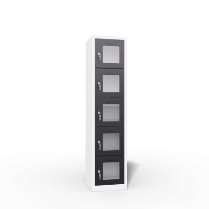 Clear View Ppe Locker 5 Door