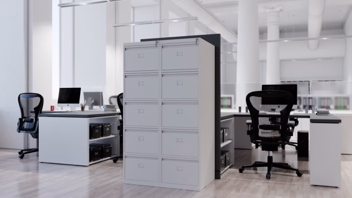 File Cabinet 5 Drawer In Room