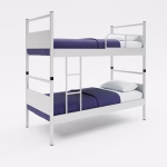 Heavy Duty Metal Bunk Bed 2 Tier With Mattress