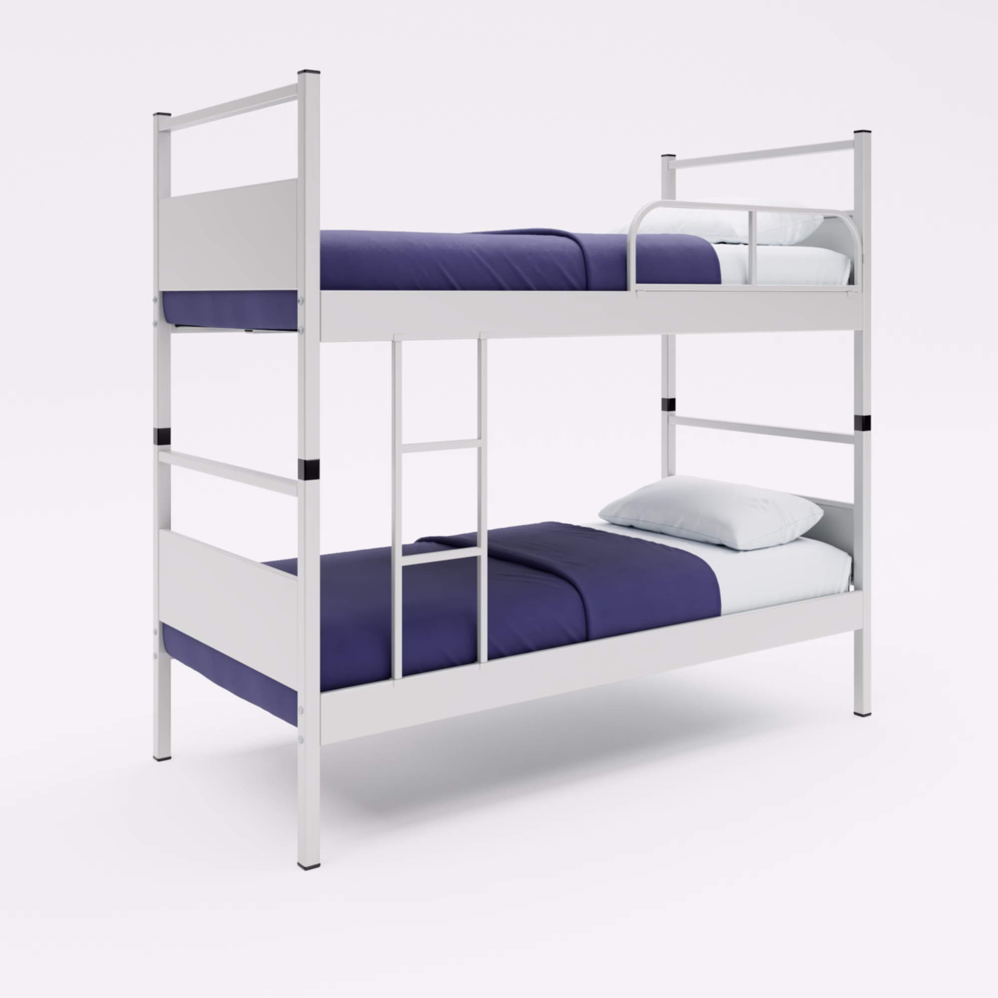 Heavy Duty Metal Bunk Bed 2 Tier With Mattress