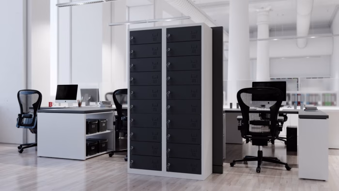 Laptop Storage Locker In Room