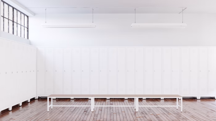 Locker Room Bench 1200Mm In Room