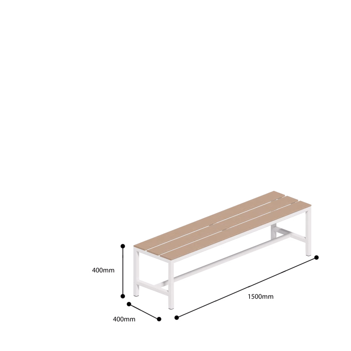 Locker Room Bench 1500Mm Dimensions