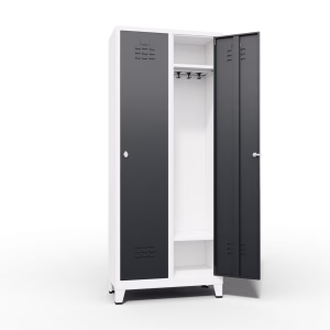 Metal Locker 2 Door Interior