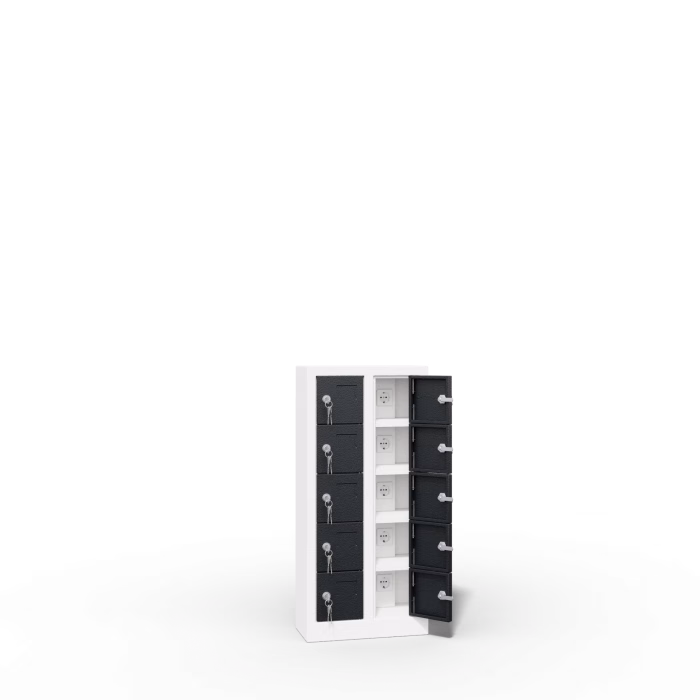 Phone Charging Locker 10 Door Interior