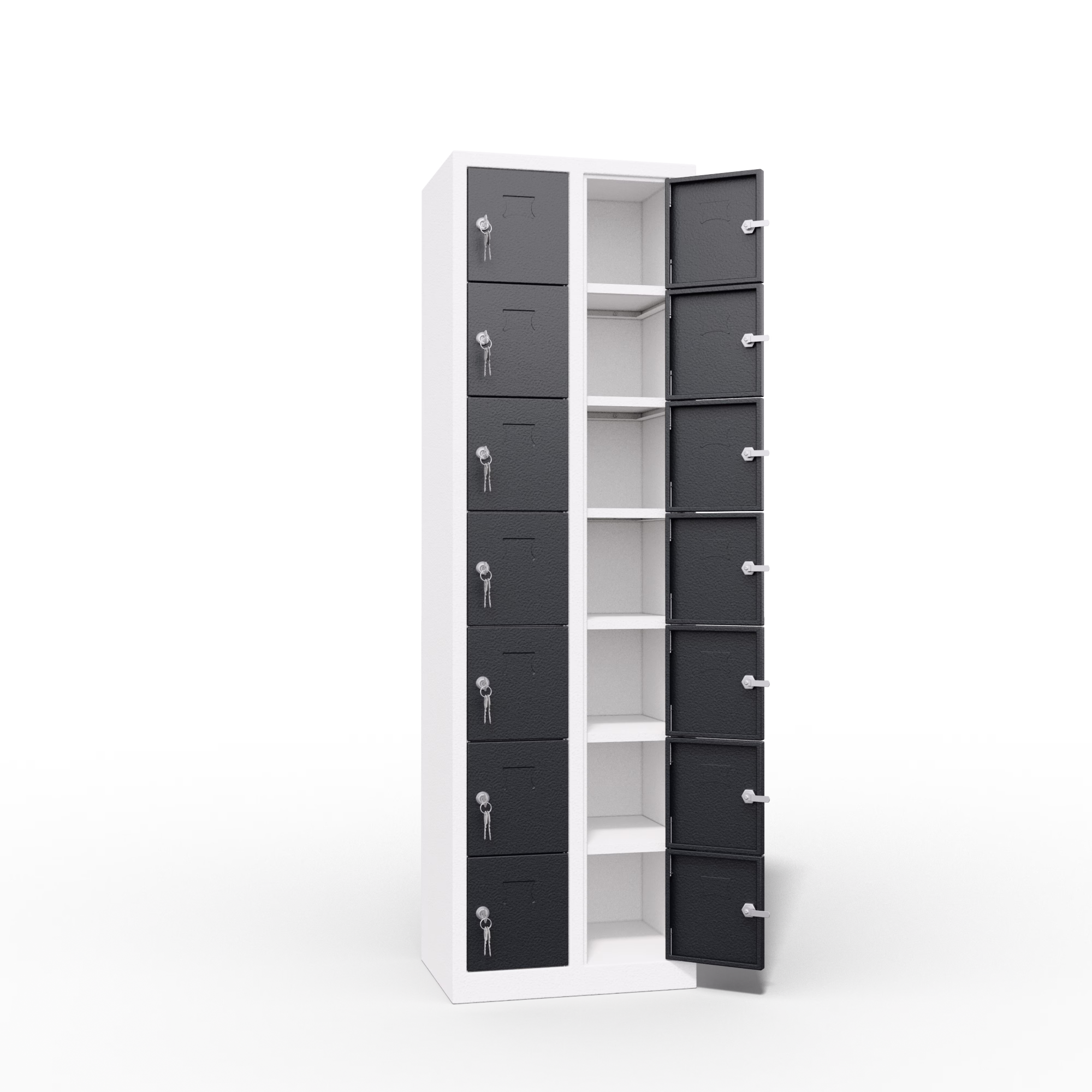 Ppe Locker 14 Door Interior