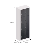 Ppe multi door Lockers cabinet 8 Door Dimensions