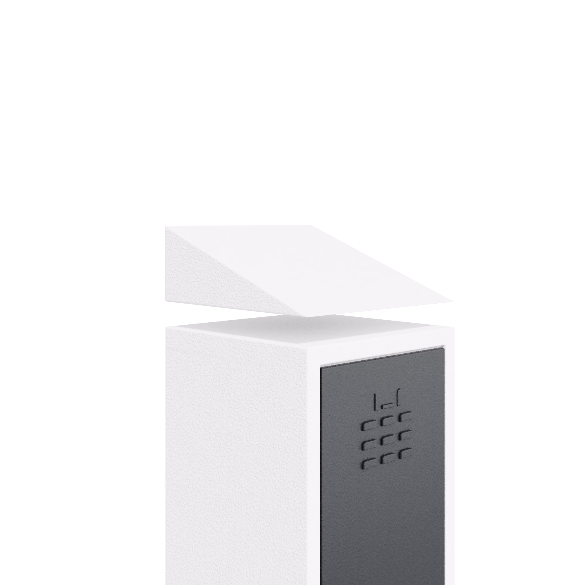 Sloping Top For Metal Locker Single