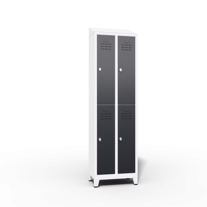 Sloping Top For Slim Locker Double Installation