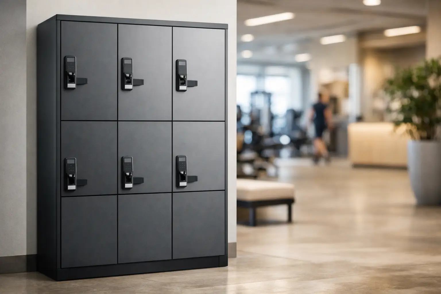 6 Door Locker: Smart Storage for Busy Facilities