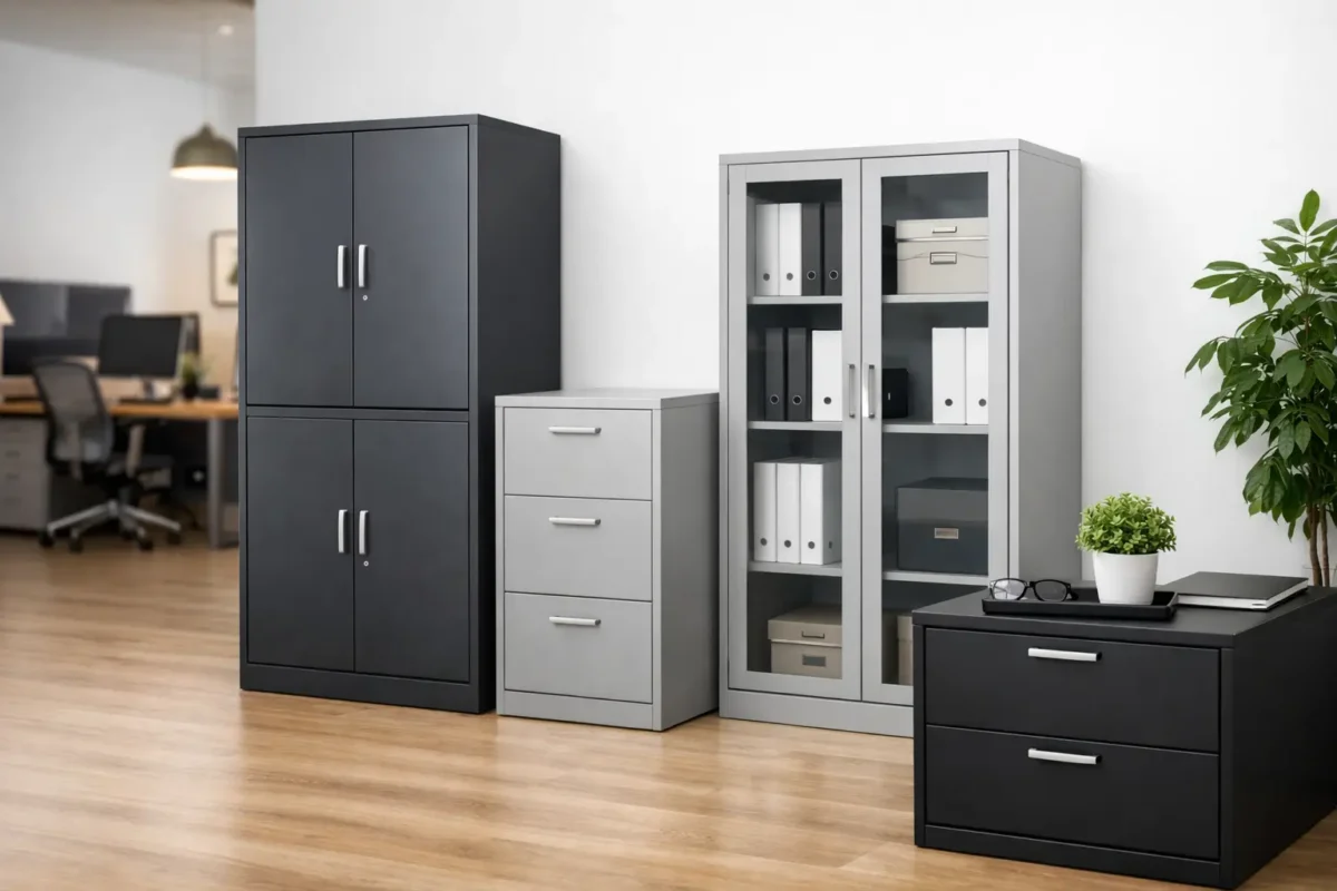 Metal Office Storage Cabinets for Workplaces