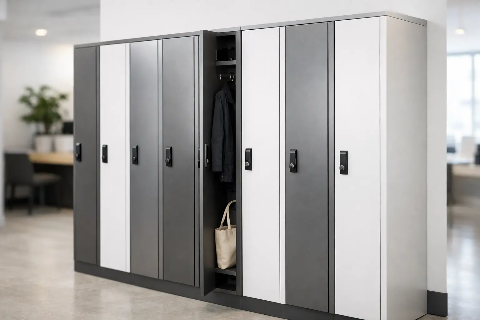 Slim Lockers for High-Density Storage