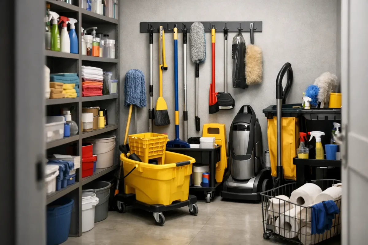 How to Plan a Janitorial Storage Closet