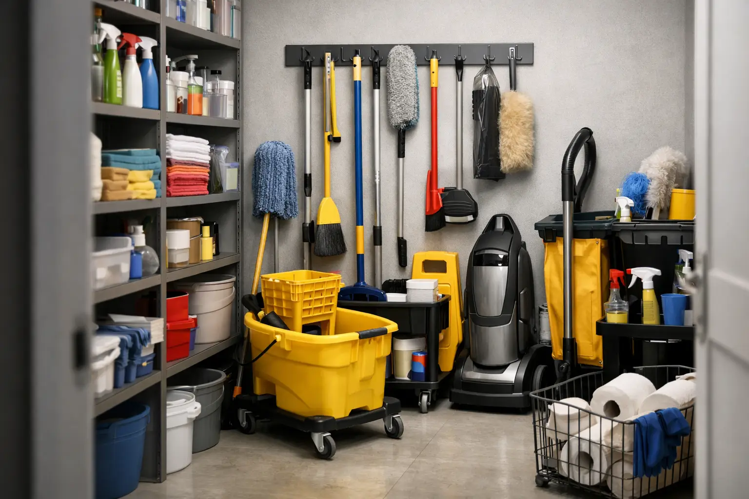 How to Plan a Janitorial Storage Closet
